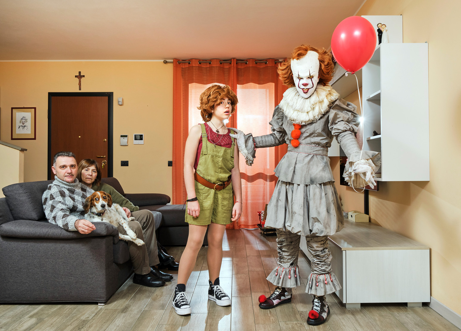 NICCOLO' RASTRELLI, They don't look like me. Mariko (47), poses with her parents at their home in Kyoto, Japan; Mariko is a teacher and has been cosplaying for 34 years. In the photo, she plays Princess "Padmé Amidala" one of the main characters in the film saga "Star Wars".